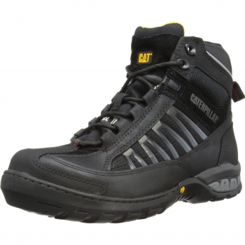 Caterpillar Kaufman Hi St S1P HRO Sra, Zapatos de Seguridad para Hombre, Negro