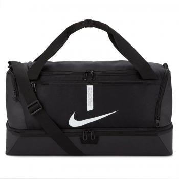 NIKE, Academy Team, Mochila con Cuerdas De Fútbol, Negro/Negro/Blanco, Misc