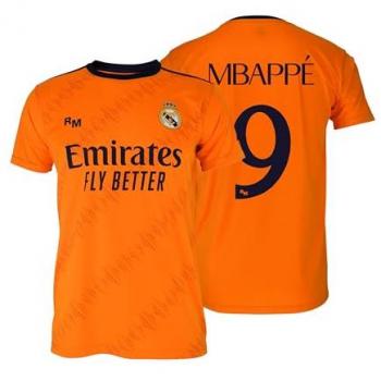 Camiseta Oficial de Manga Corta Segunda Equipación Real Madrid 24/25 Mbappé Replica