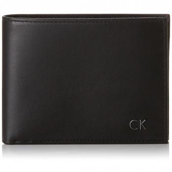 Calvin Klein L3On 5Cc Coin, Bolsa y Cartera para Hombre, Negro