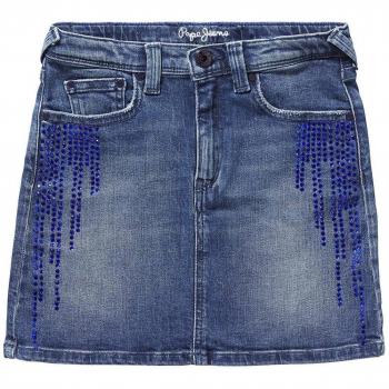 Pepe Jeans Falda Alina Bling Denim Nina 10 Azul