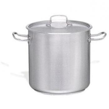 Chef Olla Recta Con Tapa Inox 32 cm (24 L) - Alta Capacidad