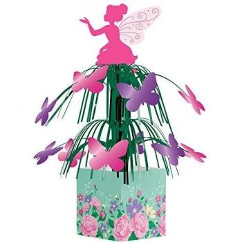 Creative Party Fairy Centro de Hada Floral en Cascada-1 Pieza, Papel, multicolor