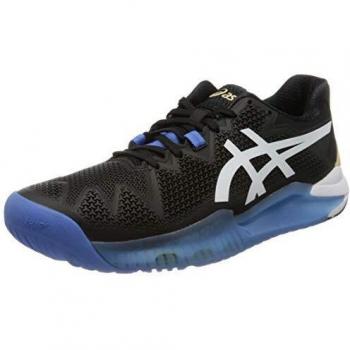 Asics Gel-Resolution 8, Tennis Shoe para Hombre, Negro/Blanco, 44 EU