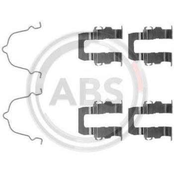 Kit de accesorios A.B.S. 1119Q, pastillas de freno de disco