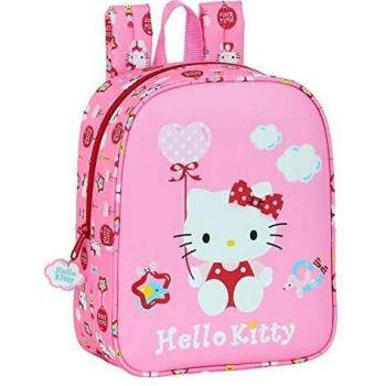 Safta Mochila Infantil de Hello Kitty Balloon, Rosa Claro, 220x100x270mm