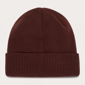 Gorro Oakley Ribbed 2.0 marrón oscuro, tipo beanie, color marrón oscuro, diseño ribbed, talla única para hombres