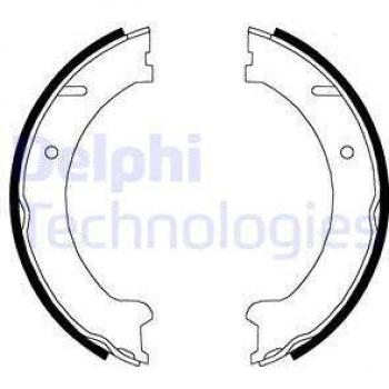 Kit de zapatas de freno DELPHI LS1832 para frenos de tambor