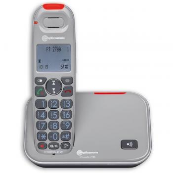 Teléfono Inalámbrico Amplificado PowerTel 2700 para Personas con Discapacidad Auditiva y Visual