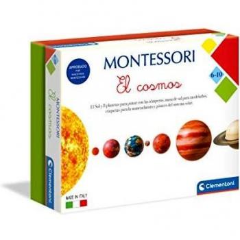 Clementoni-55397 - Montessori - El cosmos - juego educativo montessori a partir de 6 años