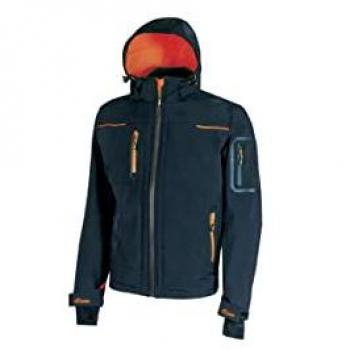 U-POWER Chaqueta de Softshell Space Cazadora XXL con tejido resistente al agua, forro interior suave, múltiples bolsillos y ajuste ergonómico