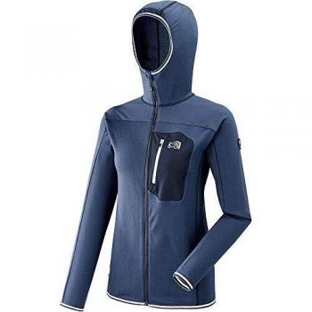 Sudadera con capucha Millet Trilogy Lightgrid Femenina Azul Marino