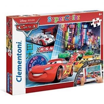 Clementoni - Disney - Puzzle 104 Cars con App