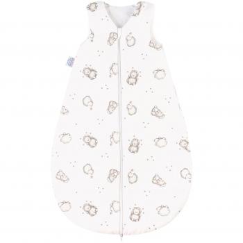 Saco de dormir de peluche erizo 90 cm, cálido, lavable a 60°C, Oeko TEX Standard 100