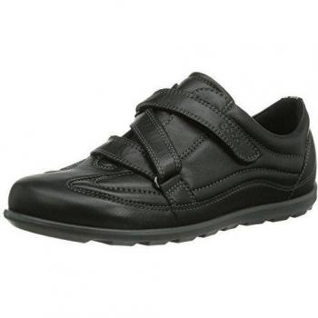 Ecco Cayla - Zapatillas de cuero para mujer, color negro, talla 36 EU