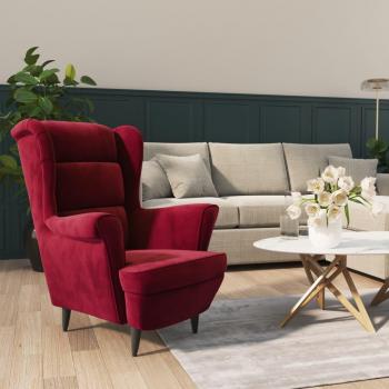 Sillón de terciopelo vidaXL color azul, gris claro y gris oscuro, cómodo y relajante para dormitorio