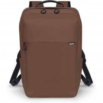 Mochila DICOTA Commuter para Notebook de 13 a 16, Color Marrón, Poliéster reciclado, Capacidad de 16L