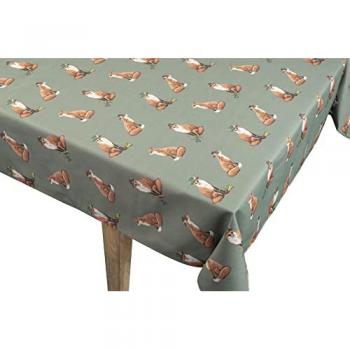 Mantel Antimanchas Adda Home Zorros Gorro 145x160 Cm - Textil Anti-manchas Verde