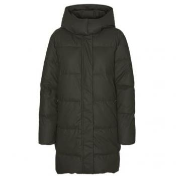 Vero Moda Women's Down Coat Gretakylie Peat - Green - Size XS