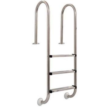 vidaXL Escalera de Piscina 3 Peldaños Acero Inoxidable 304 120cm Accesorio Piscina