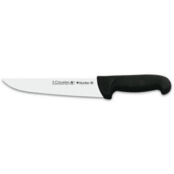 3 Claveles Cuchillo Carnicero Proflex, Acero Inoxidable, Negro, 24 cm-9.5