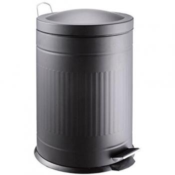 Laroom Cubo, Acero Inoxidable y PP Bucket, Gris