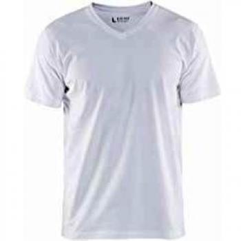 Blaklader V-Neck T-Shirt White XXL