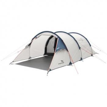Tienda de campaña Easy Camp Marbella 300 blanca, 3 personas, estructura de fibra de vidrio, doble techo impermeable, ventilación superior, fácil montaje