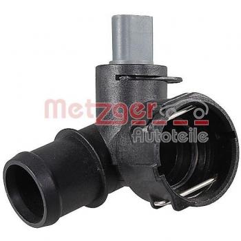 Brida de Refrigerante METZGER 4010133 con Conector para Sistema de Enfriamiento