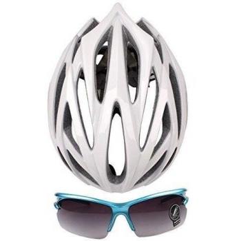 CkeyiN ® Casco Bicicleta Ultraligero Interior Acolchado Protector de Cadena Kit + Deportes Gafas de sol