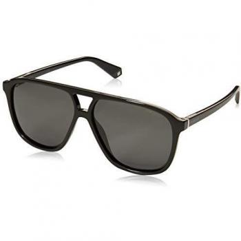 Polaroid PLD 6097/S Polarized Aviator Sunglasses, Black, Size: 58x12x140mm
