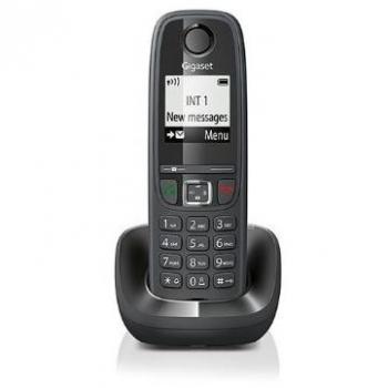 Gigaset AS405 - Teléfono DECT, Negro [Versión Importada]