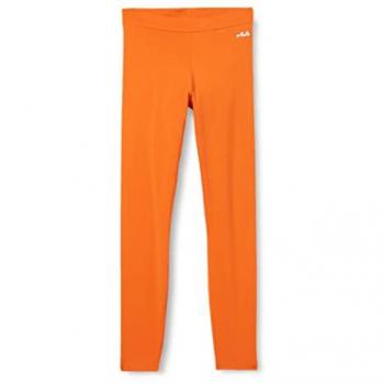 Fila Svelvik Classic Logo Leggings for Girls in Celosia Orange, Size 11-12 Years