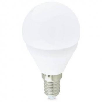 Bombilla de led esférica de 8W con luz blanca neutra E14 (4200K)