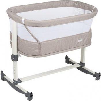 Cuna de Colecho Vivaldi - Beige, 47cm x 81cm, material: plástico, poliéster y aluminio