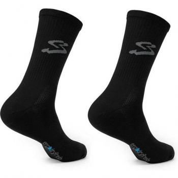 Calcetines de ciclismo unisex Spiuk Top Ten pack de dos unidades color negro