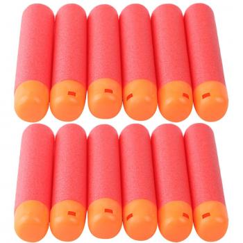 60 PCS EVA suave niños pistola de juguete de recarga de bala dardos diseño de núcleo de aire para Nerf N-Strike Elite de la serie Mega Blaster