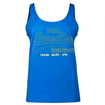 Superdry VL Outline Pop - Chaleco para mujer, color azul Azul azul 36