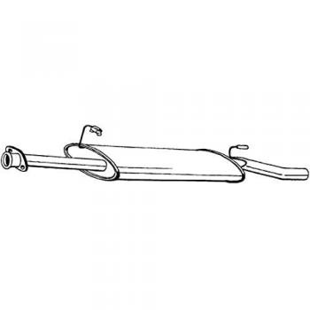 Silenciador intermedio central BOSAL 282-387
