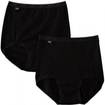 Bragas Maxi Sloggi Basic+ para mujer - Confección de 2 piezas - Color negro - Talla 52