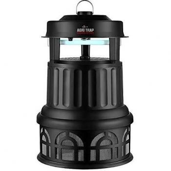 AGRITRAP Jupiter Lámpara Antimosquitos Eléctrico Exterior 3000m2 - Antimoscas, Polillas, Avispas, Insectos - Hogar, Oficina, Jardín Lámpara Eléctrica Exterior Mata Moscas