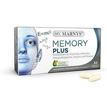 MARNYS Memory Plus Memoria y Concentración Rendimiento Mental 30 Cápsulas vegetales