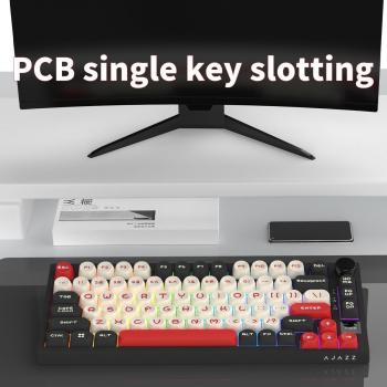 Teclado Gaming Mecánico AJAZZ AK820PRO MOA Inalámbrico Bluetooth con Teclas Intercambiables a Caliente y Iluminación RGB