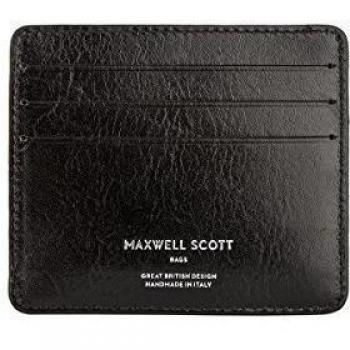 Maxwell Scottš Luxury Italian Leather Men's Credit Card Holder