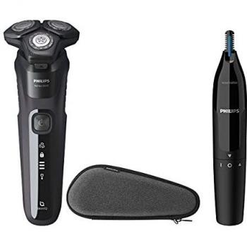Philips SHAVER Series 5000 S5588/26 afeitadora Máquina de afeitar de rotación Recortadora Negro