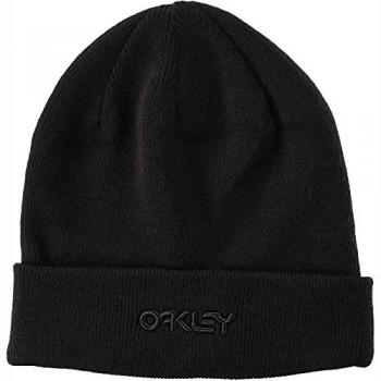 Gorro Oakley B1B Logo negro, tipo: gorro unisex adulto, características: boina opaca, talla única