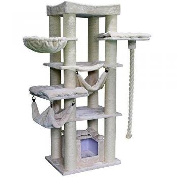 Árbol rascador para gatos Nobby Rubi 197 cm crema
