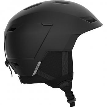 Salomon - Casco de esquí/snow Pioneer LT Access Black M, ligero, cómodo, con ventilación ajustable, diseño moderno y protección certificada para deportes de invierno