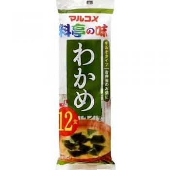 Sopa Instantánea de Miso con Alga Wakame - Marukome 12 Porciones