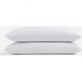 MOSHY - Pack de 2 almohadas de fibra Seersucker New Biodegradable Moshy.